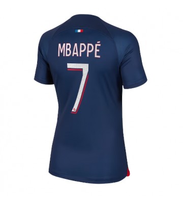 Paris Saint-Germain Kylian Mbappe #7 Koszulka Podstawowych Kobiety 2023-24 Krótki Rękaw